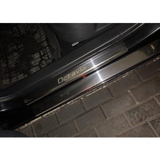 Carmos kynnyslistat (8 kpl, ruostumaton teräs) Skoda Octavia II A5 2010–2013 kuva 1