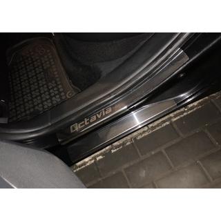 Carmos kynnyslistat (8 kpl, ruostumaton teräs) Skoda Octavia II A5 2010–2013 kuva 2