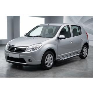 Allmond Grey sivuportaat (2 kpl, alumiini) Renault Sandero 2007–2013 kuva 1