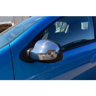 Sivupeilin kuoret (2 kpl, ruostumaton teräs) Renault Sandero 2013–2022 kuva 2
