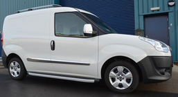 Fiat Doblo II 2010–2022 Oven kromilistat (4 kpl, ruostumaton teräs) Carmos - turkkilainen teräs kuva 7