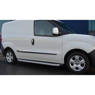 Oven kromilistat (4 kpl, ruostumaton teräs) Fiat Doblo II 2010–2022 kuva 3