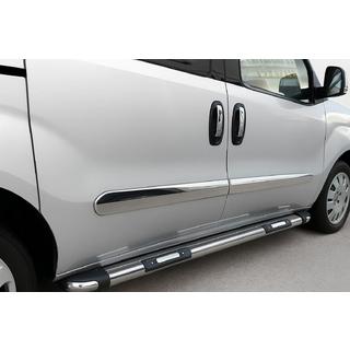 Oven kromilistat (4 kpl, ruostumaton teräs) Fiat Doblo II 2010–2022 kuva 1