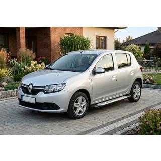 Allmond Grey sivuportaat (2 kpl, alumiini) Renault Sandero 2013–2022 kuva 1