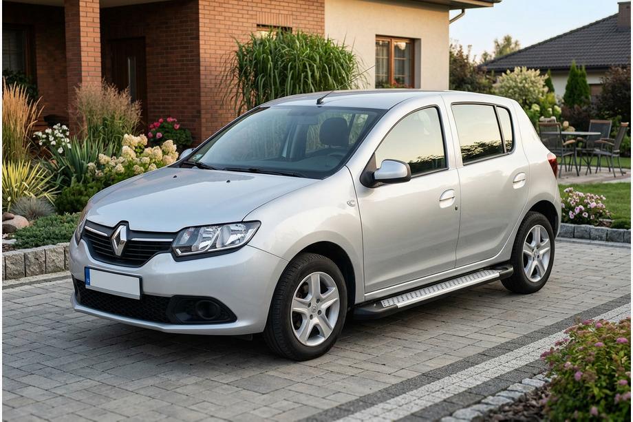 Renault Sandero 2013–2022 Allmond Grey sivuportaat (2 kpl, alumiini) Image
