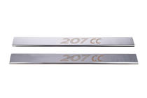 Peugeot 207 2006–2014 Carmos kynnyslistat (2 kpl, ruostumaton teräs) kuva 2