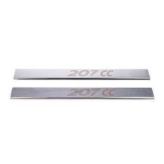 Carmos kynnyslistat (2 kpl, ruostumaton teräs) Peugeot 207 2006–2014 kuva 2