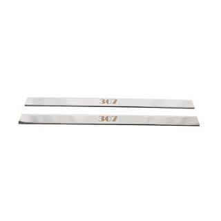 Carmos kynnyslistat (2 kpl, ruostumaton teräs) kuva 2