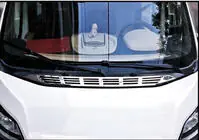 Fiat Ducato 2006–2025 Ilmanpoistoaukon peite (ruostumaton teräs) kuva 1