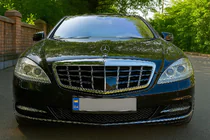 Mercedes S-сlass W221 2005–2013 GT Panamericana jäähdyttimen säleikkö (2009-2013) kuva 2
