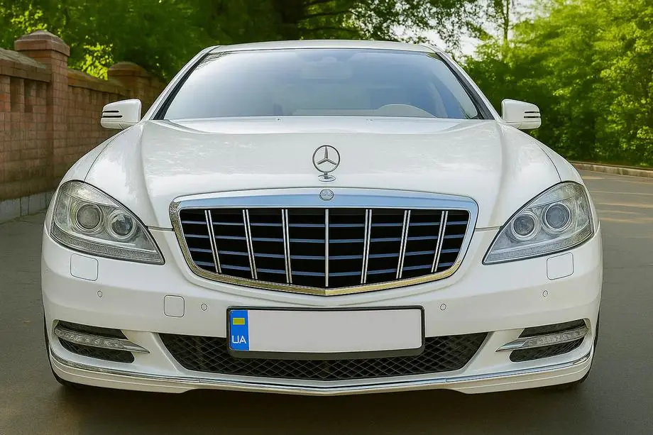 Mercedes S-сlass W221 2005–2013 GT Panamericana jäähdyttimen säleikkö (2009-2013) Image