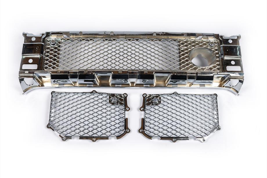 Mercedes G class W463 1990–2018 Puskurin ritiläsarja (AMG, kromi) Image