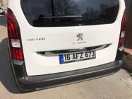 Peugeot Partner/Rifter 2019– Rekisterikilven ylälista (ruostumaton teräs) kuva 2