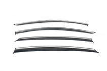 Opel Astra K 2016–2021 Sivulasien tuuliohjaimet kromilistalla HB (4 kpl, Niken) kuva 2