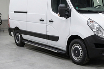 Opel Movano 2010–2021 Bosphorus Grey -sivuastinlaudat (2 kpl, alumiini) kuva 1