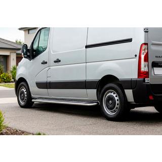 Sivuastinlaudat Maydos V2 (2 kpl, alumiini) Opel Movano 2010–2021 kuva 1