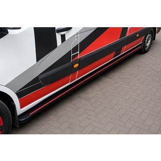 Sivuaskelmat Maya Red (2 kpl, alumiini) kuva 1