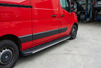 Renault Master 2011–2023 Sivuporras Maya V1 (2 kpl, alumiini) kuva 1