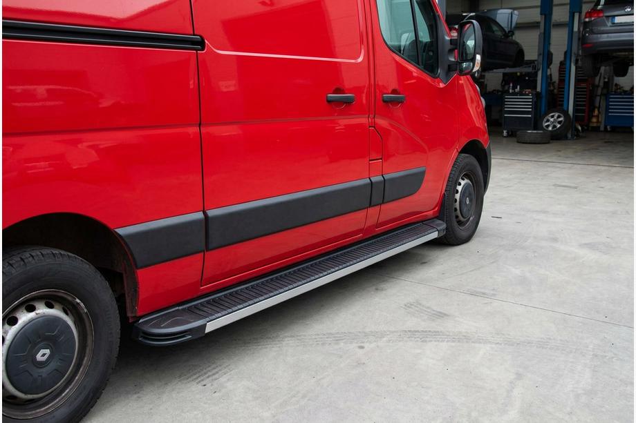 Renault Master 2011–2023 Sivuporras Maya V1 (2 kpl, alumiini) Image