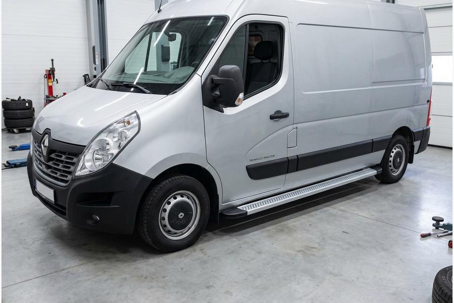Renault Master 2011–2023 Maya V2 sivuportaat (2 kpl, alumiini) Image
