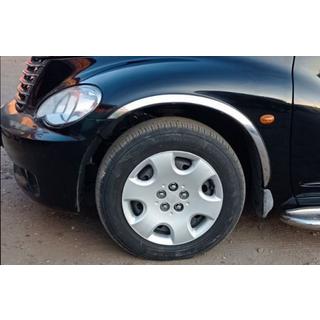 Pyöränkaaren kromilistat (4 kpl, ruostumaton teräs) Chrysler PT Cruiser 2000–2010 kuva 2