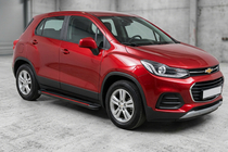 Chevrolet Trax 2012–2023 Sivuaskelmat Maya Red (2 kpl, alumiini) kuva 1