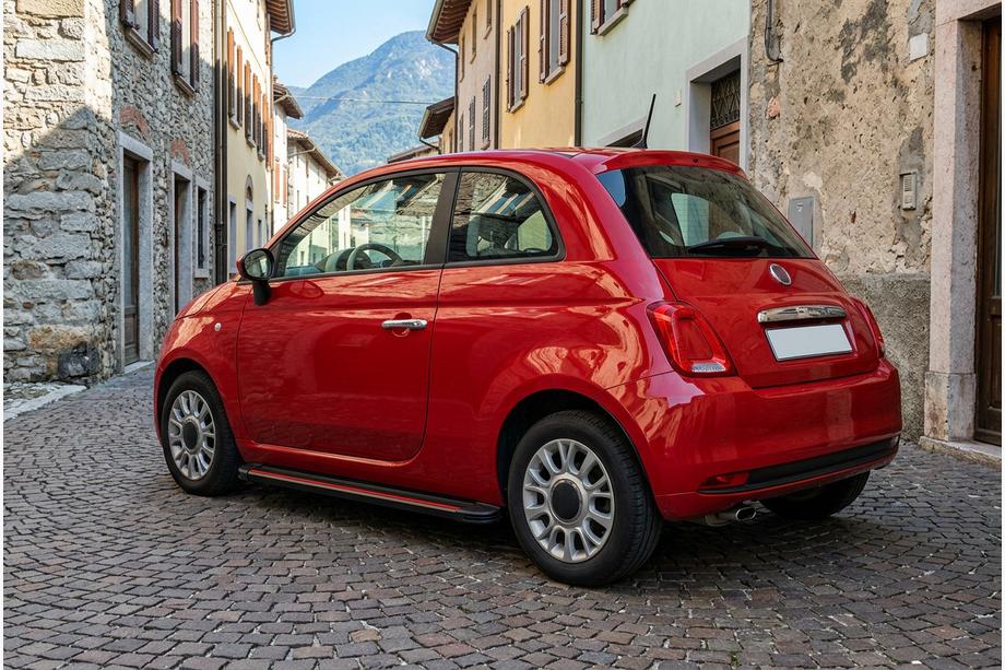 Fiat 500/500L 2013–2022 Sivuaskelmat Maya Red (2 kpl, alumiini) Image