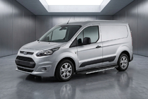 Ford Connect 2014–2021 Bosphorus Grey -sivuastinlaudat (2 kpl, alumiini) Maxi-alusta kuva 1