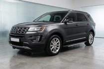 Ford Explorer 2011–2019 Bosphorus Grey -sivuastinlaudat (2 kpl, alumiini) kuva 1