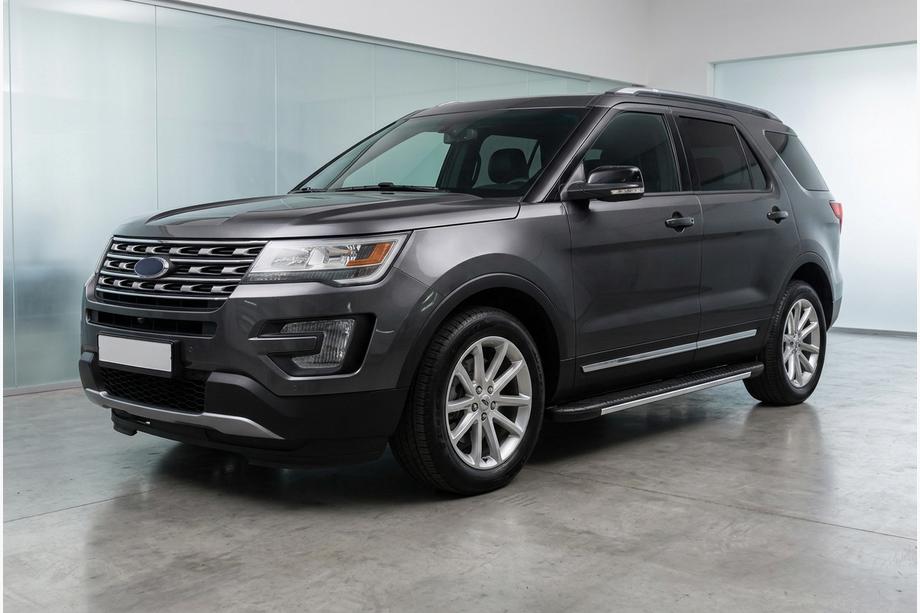 Ford Explorer 2011–2019 Bosphorus Grey -sivuastinlaudat (2 kpl, alumiini) Image