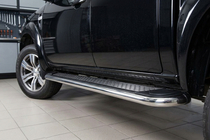 Ford Ranger 2007–2011 Maydos V2 sivuportaat (2 kpl, ruostumaton teräs) kuva 1