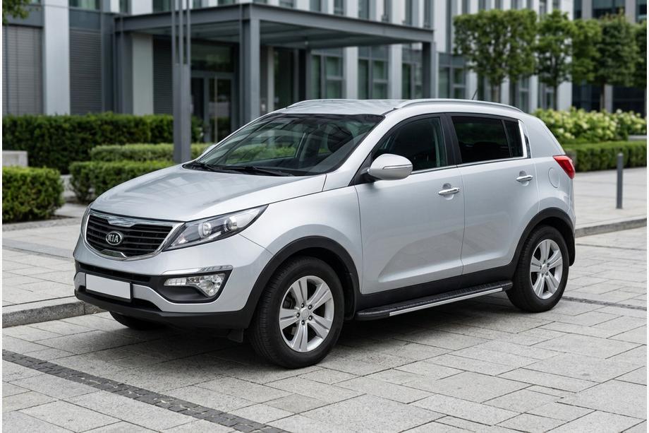 Kia Sportage 2010–2015 Bosphorus Grey -sivuastinlaudat (2 kpl, alumiini) Image