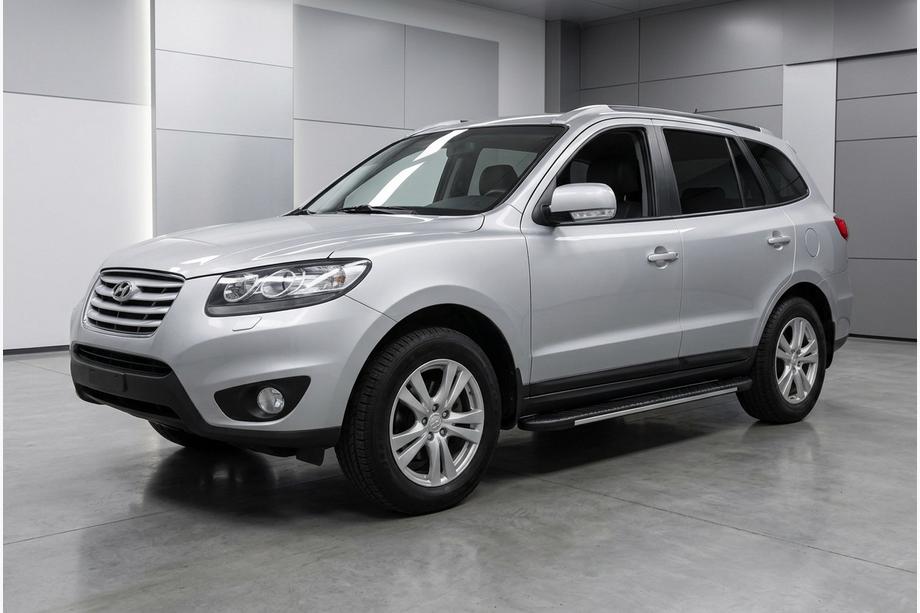 Hyundai Santa Fe 2 2006–2012 Bosphorus Grey -sivuastinlaudat (2 kpl, alumiini) Image