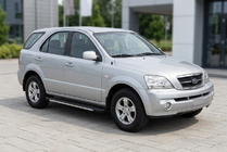 Kia Sorento I BL 2002–2009 Bosphorus Grey -sivuastinlaudat (2 kpl, alumiini) kuva 1