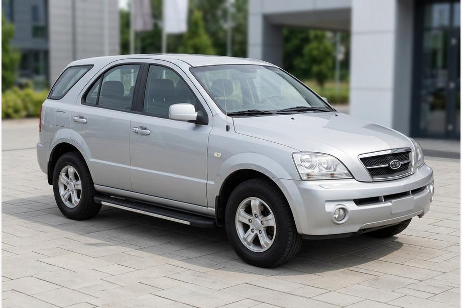 Kia Sorento I BL 2002–2009 Bosphorus Grey -sivuastinlaudat (2 kpl, alumiini) Image