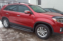 Kia Sorento II XM 2009–2014 Bosphorus Grey -sivuastinlaudat (2 kpl, alumiini) kuva 8