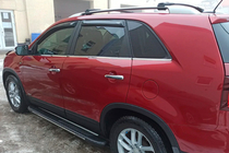 Kia Sorento II XM 2009–2014 Bosphorus Grey -sivuastinlaudat (2 kpl, alumiini) kuva 9