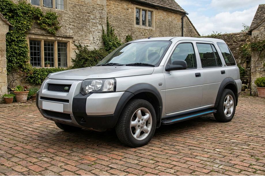 Land Rover Freelander I 1997–2006 Maya Blue sivuaskelmat (2 kpl, alumiini) Image