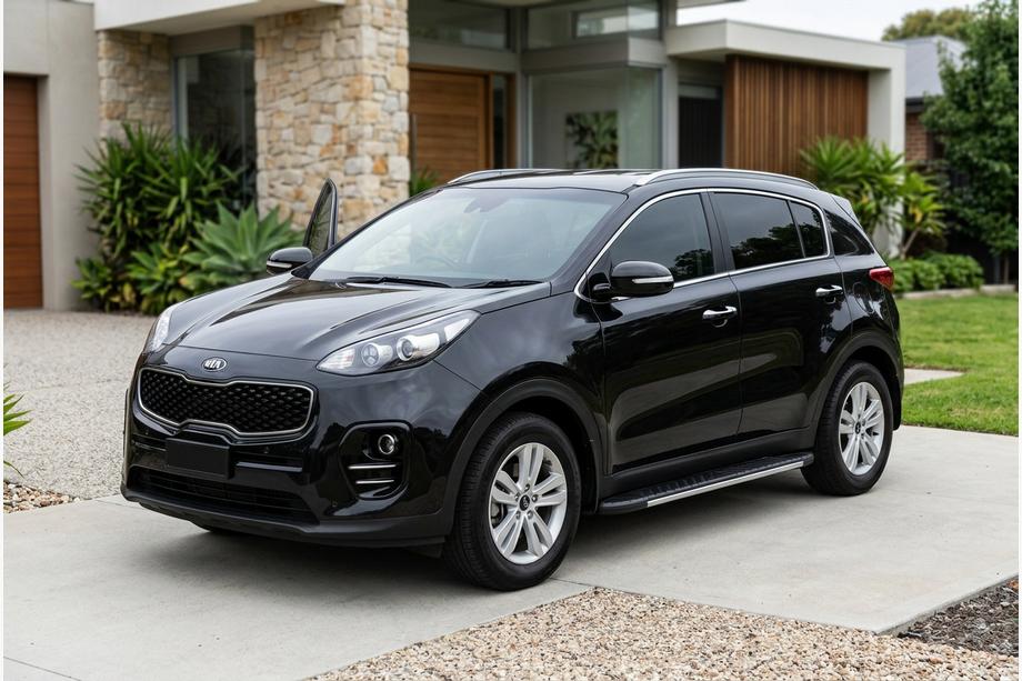 Kia Sportage 2015–2021 Bosphorus Grey -sivuastinlaudat (2 kpl, alumiini) Image