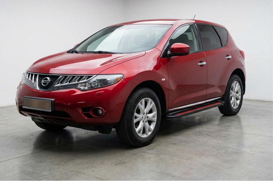 Nissan Murano 2008–2014 Sivuaskelmat Maya Red (2 kpl, alumiini) Image