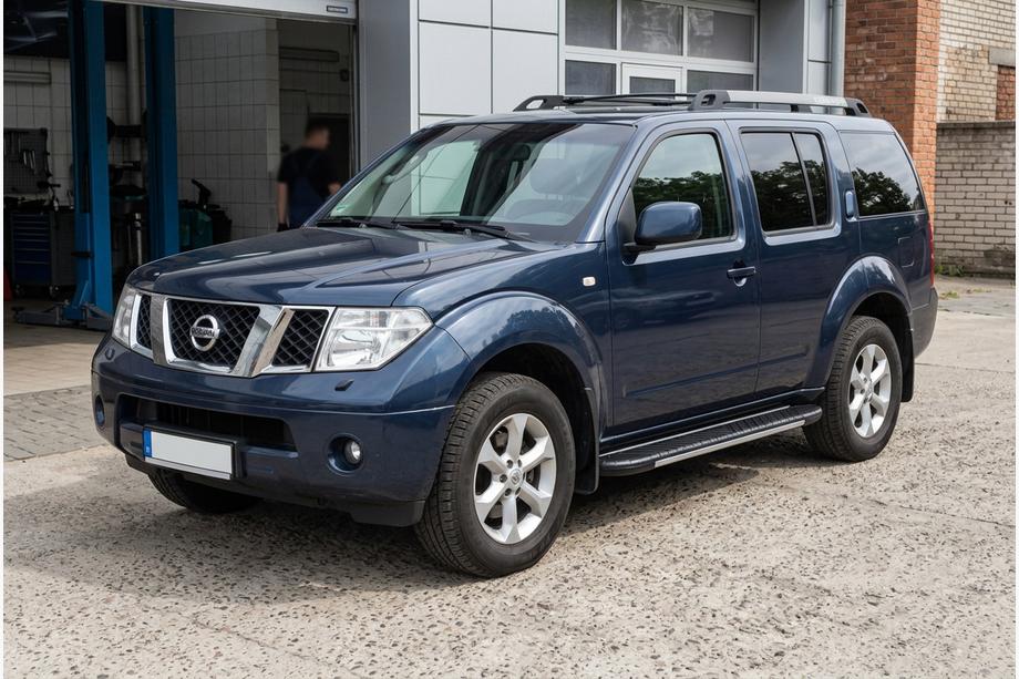 Nissan Pathfinder R51 2005–2014 Bosphorus Grey -sivuastinlaudat (2 kpl, alumiini) Image