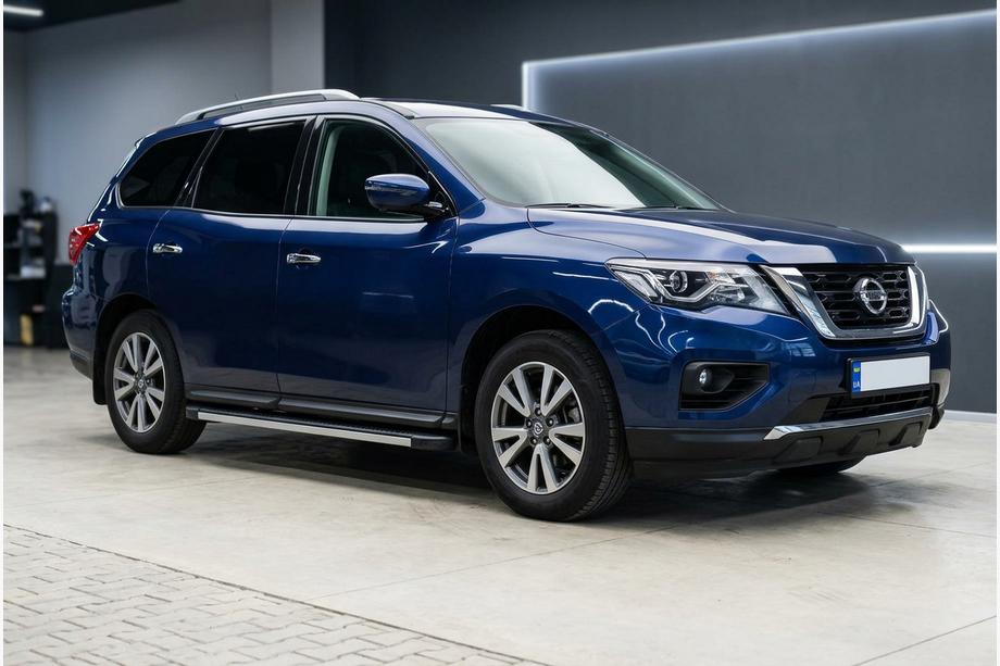Nissan Pathfinder R52 2012–2021 Astinlaudat Maya V1 (2 kpl, alumiini) Image