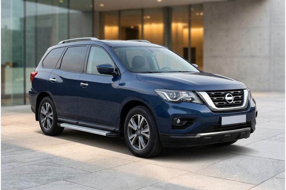 Nissan Pathfinder R52 2012–2021 Maya V2 sivuportaat (2 kpl, alumiini) Image