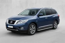 Nissan Pathfinder R52 2012–2021 Maydos V1 -sivuporrast (2 kpl, alumiini) kuva 1
