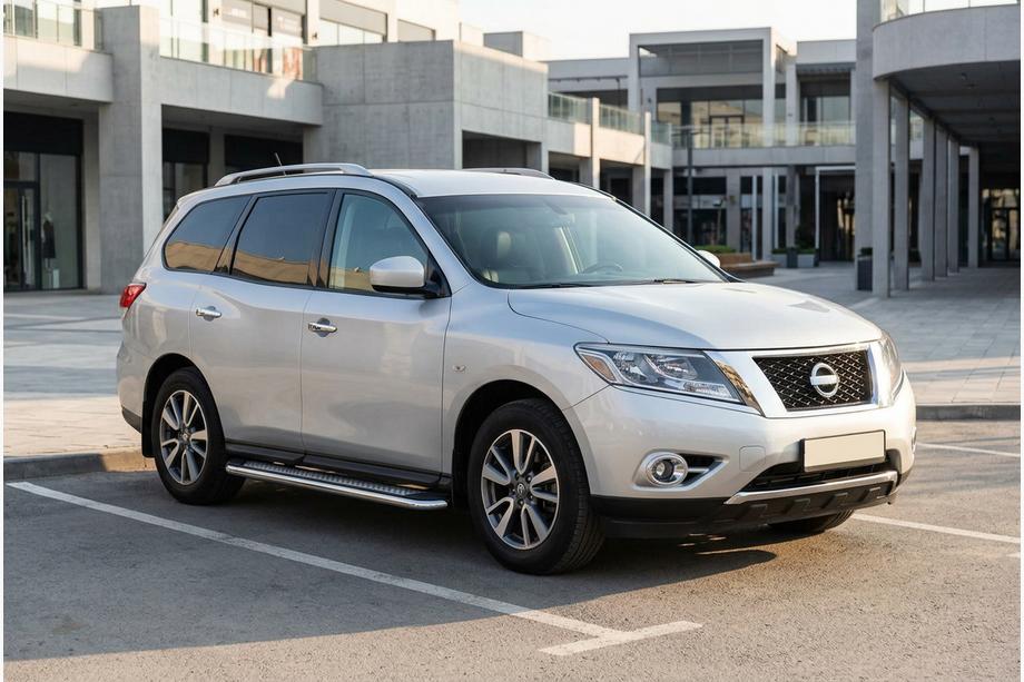 Nissan Pathfinder R52 2012–2021 Sivuastinlaudat Maydos V2 (2 kpl, alumiini) Image