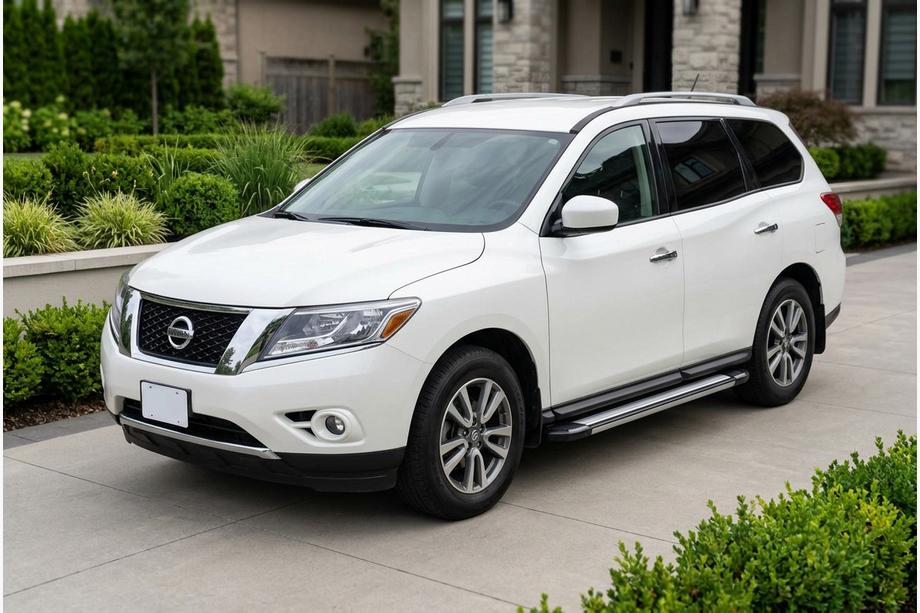 Nissan Pathfinder R52 2012–2021 Rainbow sivuporrassarja (2 kpl, alumiini) Kuva 1