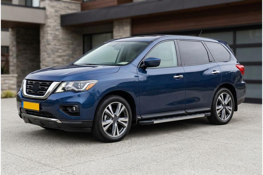 Nissan Pathfinder R52 2012–2021 Duru sivuastinlaudat (2 kpl, alumiini) Image