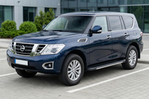 Nissan Patrol Y62 2010–2024 Bosphorus Grey -sivuastinlaudat (2 kpl, alumiini) kuva 1