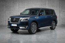 Nissan Patrol Y62 2010–2024 Maydos V2 sivuportaat (2 kpl, alumiini ↗ ruostumaton teräs) kuva 1