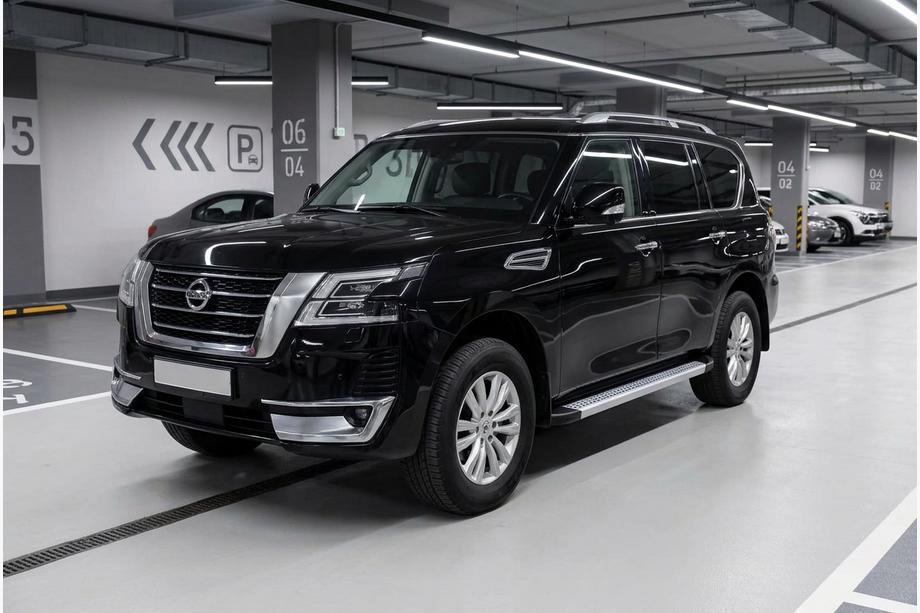 Nissan Patrol Y62 2010–2024 Maya V2 sivuportaat (2 kpl, alumiini) Image